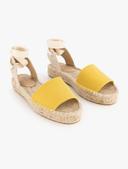 Yellow 2025 espadrille sandals